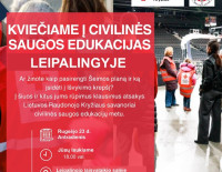 Kviečiame į civilinės saugos edukaciją Leipalingyje