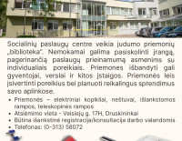 Kviečiame pasinaudoti judumo priemonių biblioteka