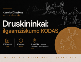 Birželio 10 d. kviečiame į konferenciją “Druskininkai: Ilgaamžiškumo kodas”